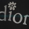 Dior - Erl Embroidered Floral Letter Cotton Hoodie