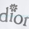 Dior - Erl Embroidered Floral Letter Cotton Hoodie