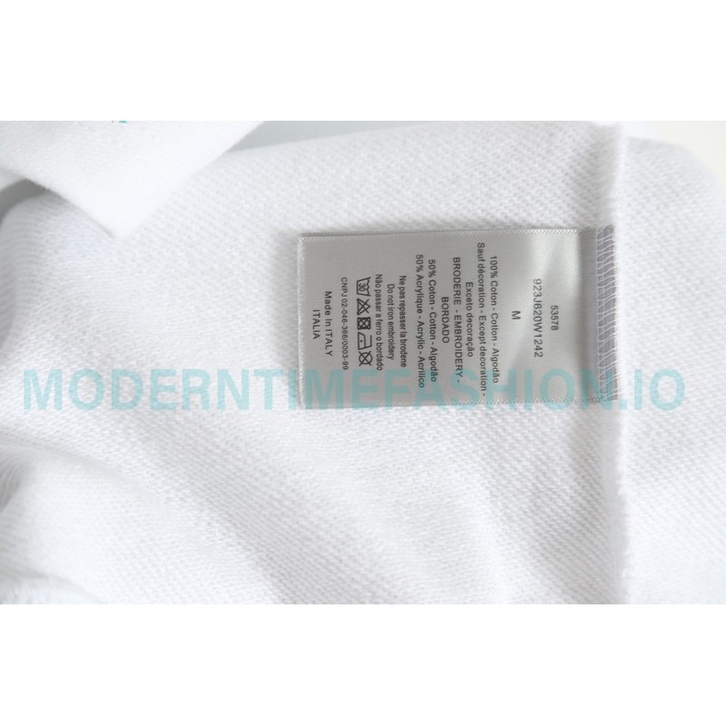 Dior - Erl Embroidered Floral Letter Cotton Hoodie