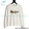 Dior - CD Floral Letter Logo Three-dimensional Embroidery Round Neck Hoodie