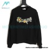Dior - CD Floral Letter Logo Three-dimensional Embroidery Round Neck Hoodie