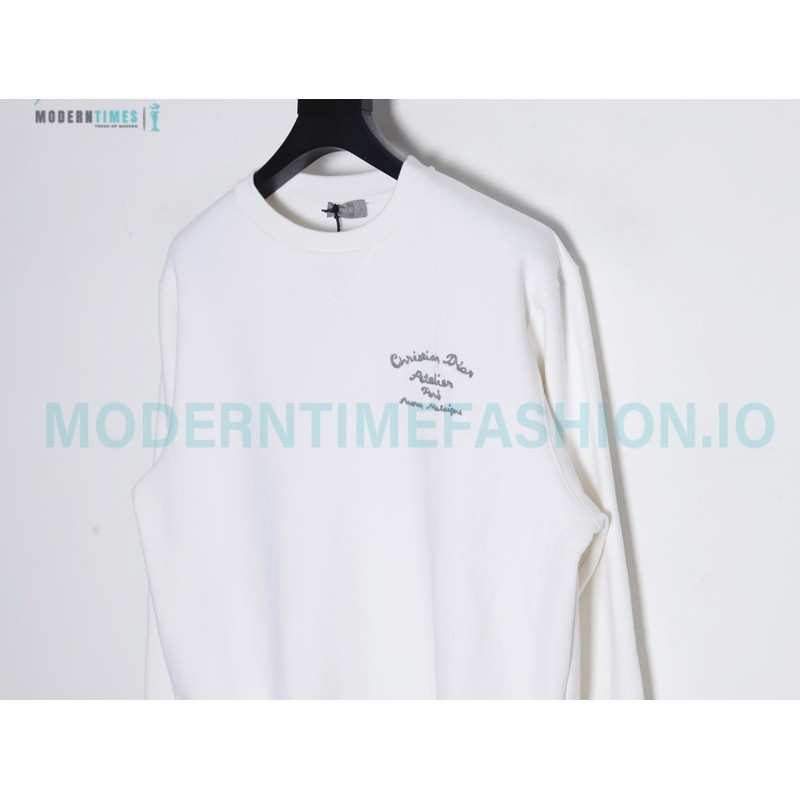 Dior - Back Embroidered Crewneck Hoodie 
