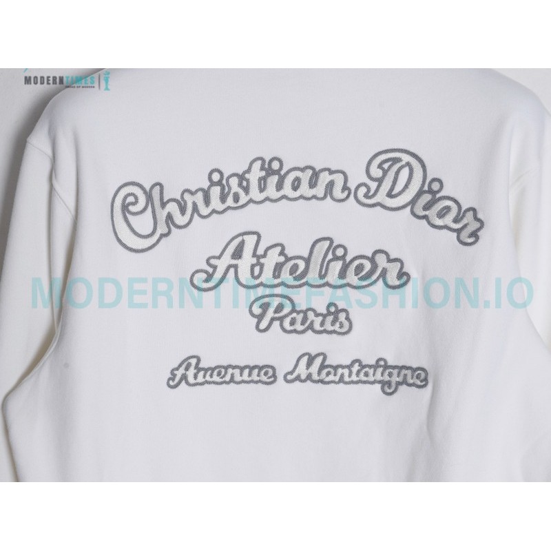 Dior - Back Embroidered Crewneck Hoodie 