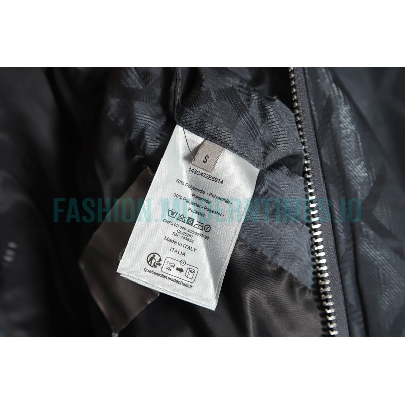 Dior - 23FW Dark Cotton Diamond Jacket