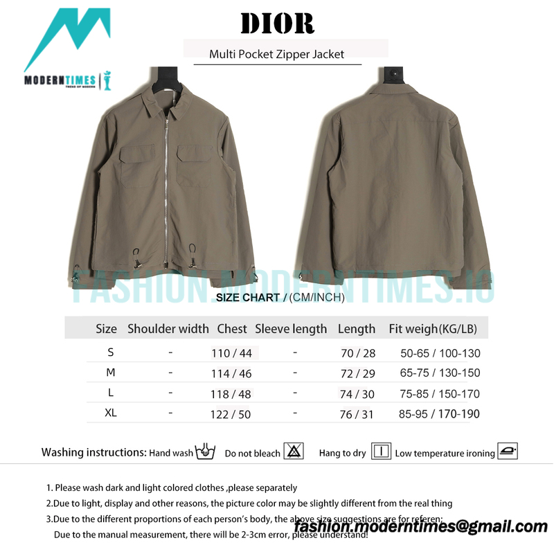 Dior - Multi Pocket Zipper Jacket
