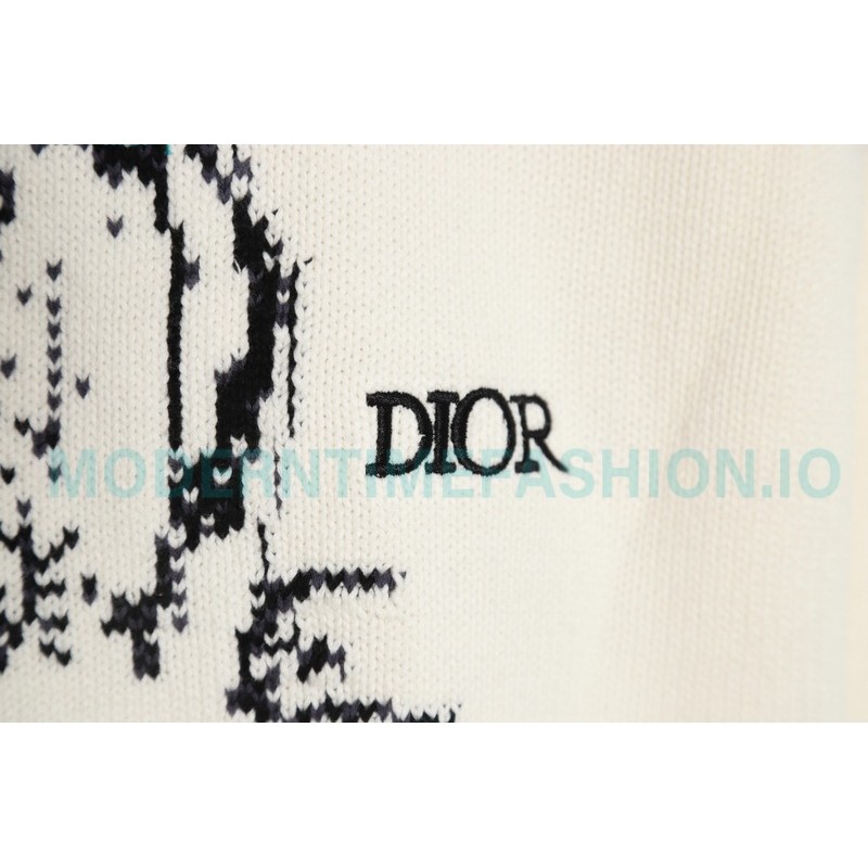 Dior - 23FW Sketch Puppy Crewneck Sweater