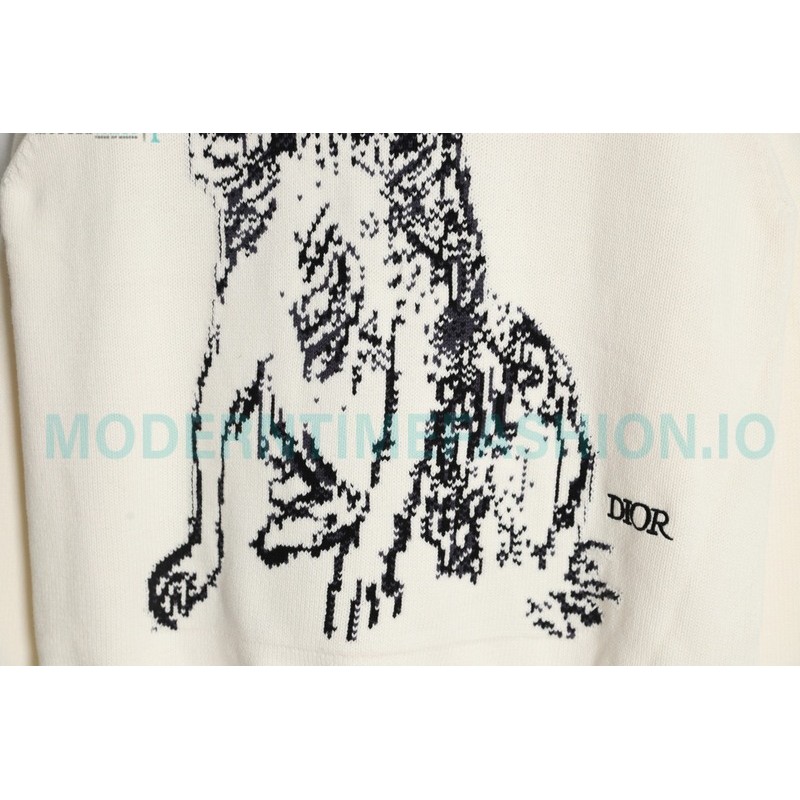 Dior - 23FW Sketch Puppy Crewneck Sweater