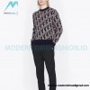 Dior - 22 New Full Print Jacquard Crewneck Sweater