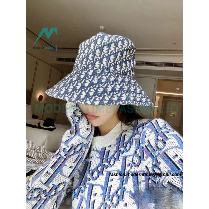Dior - 23ss Full Print Presbytery Knit Sweater