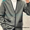 Dior - 23 New Arc Letter Embroidered Sweater Cardigan