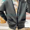 Dior - 23 New Arc Letter Embroidered Sweater Cardigan