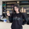 Dior - 23FW Embroidered Pin Fringe Knitted Sweater