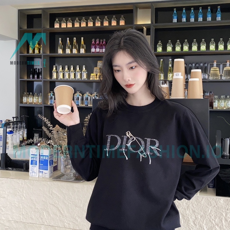 Dior - 23FW Embroidered Pin Fringe Knitted Sweater
