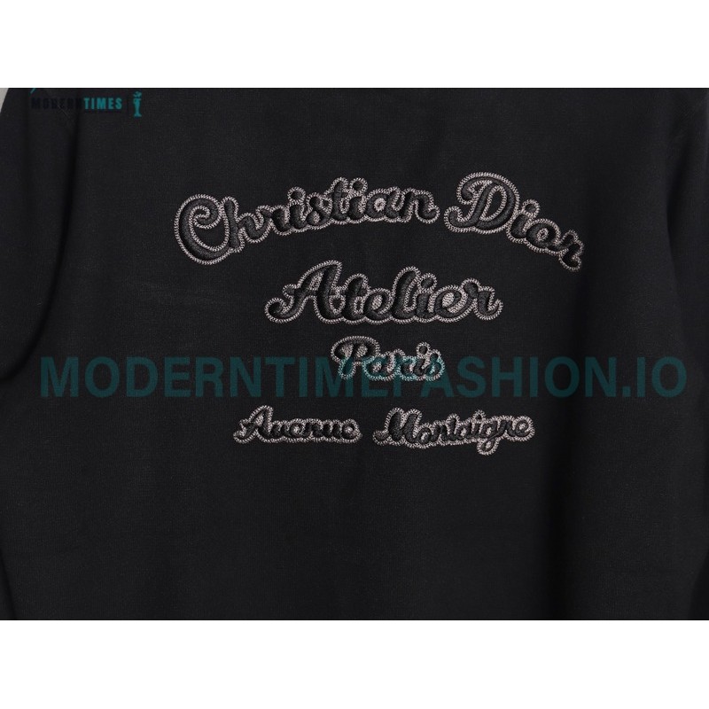 Dior - 23Fw Embroidered Signature Letter Knit Sweater