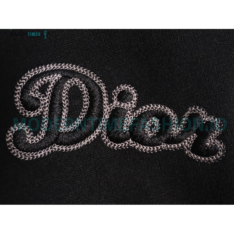 Dior - 23Fw Embroidered Signature Letter Knit Sweater