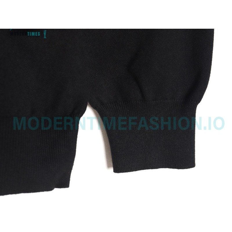 Dior - 23Fw Embroidered Signature Letter Knit Sweater