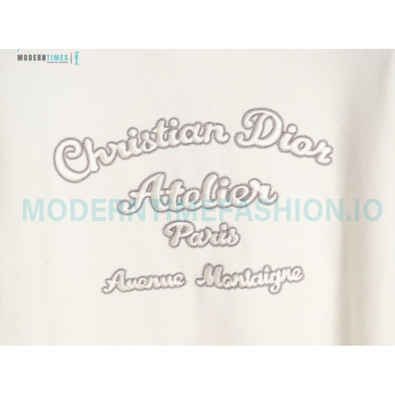 Dior - 23Fw Embroidered Signature Letter Knit Sweater
