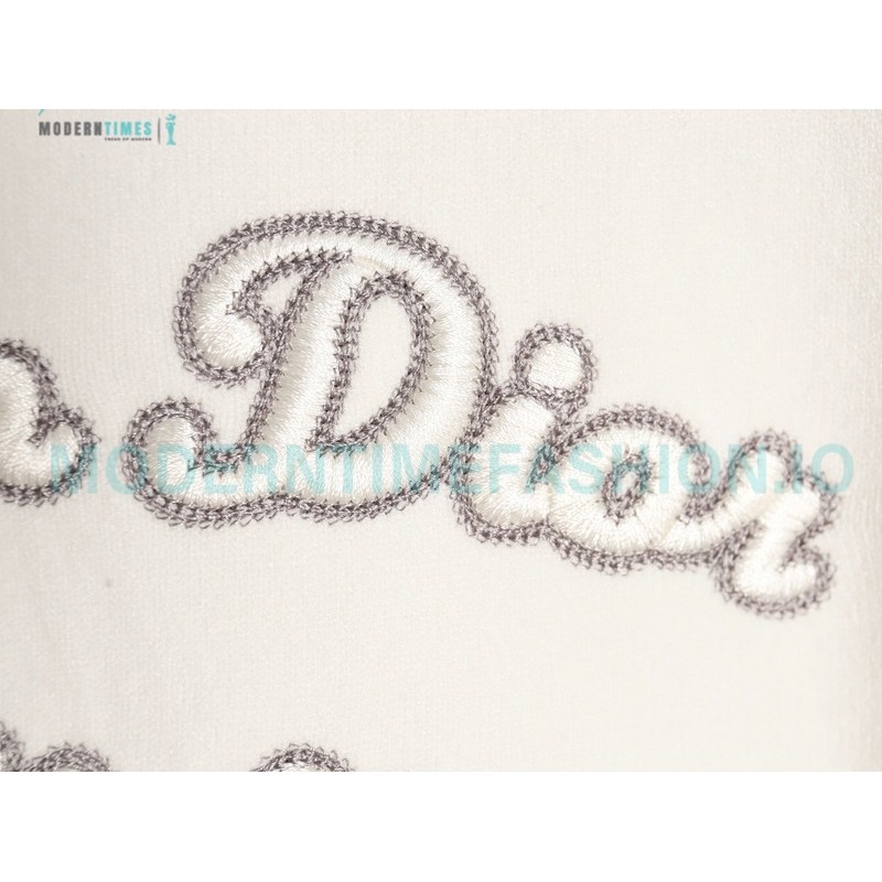 Dior - 23Fw Embroidered Signature Letter Knit Sweater