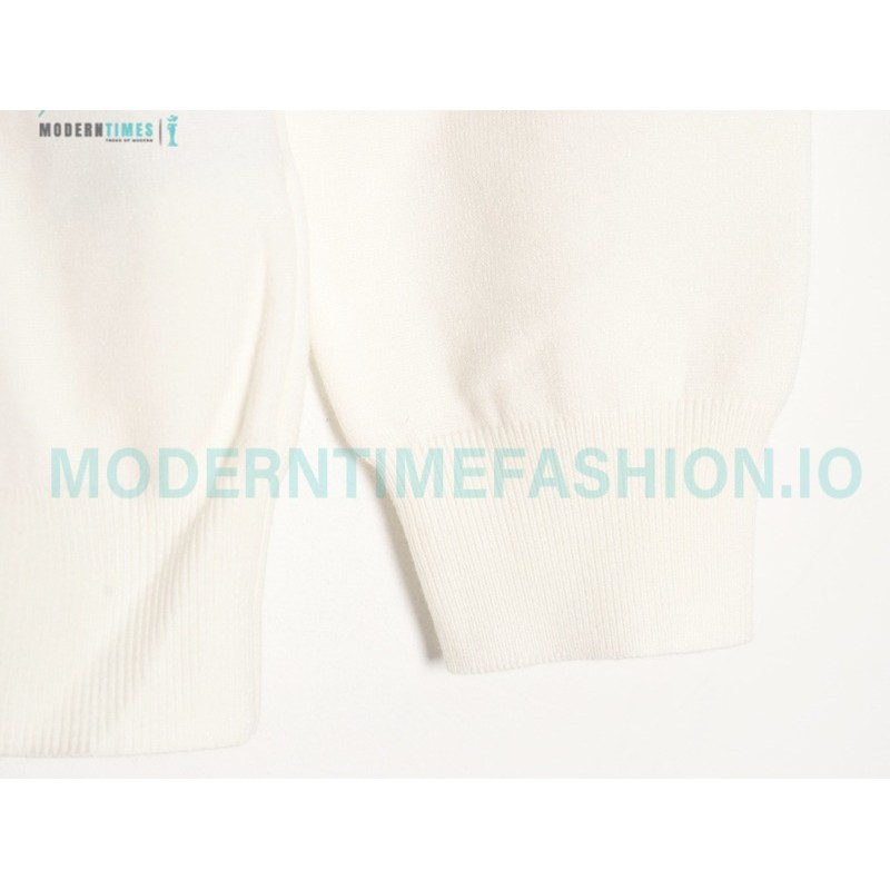 Dior - 23Fw Embroidered Signature Letter Knit Sweater