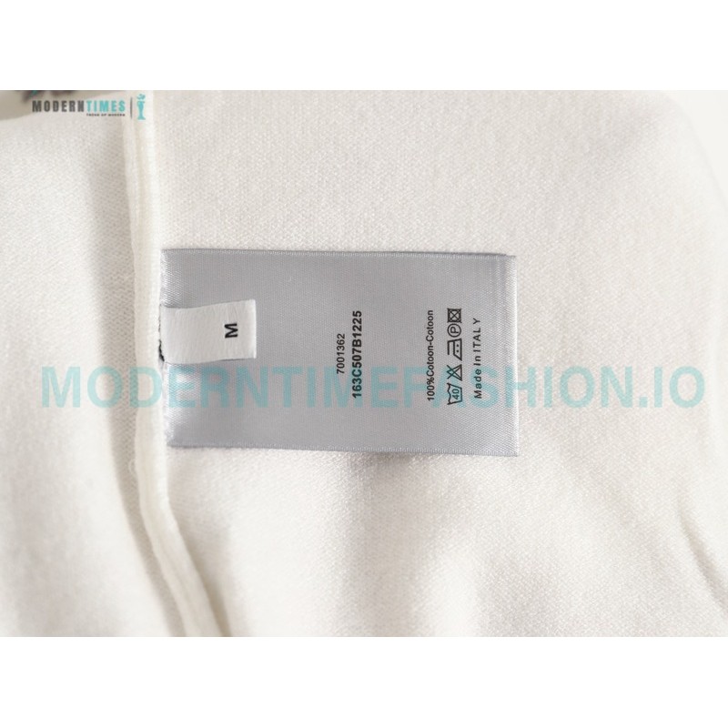 Dior - 23Fw Embroidered Signature Letter Knit Sweater