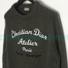 Dior - 23Fw Embroidered Signature Letter Knit Sweater