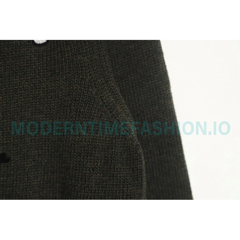 Dior - 23Fw Embroidered Signature Letter Knit Sweater