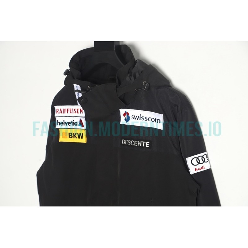 Descente - Embroidered Multi-label Co-brand Hardshell Jacket