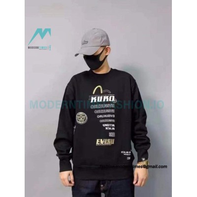 Evisu - 23FW Kuro Skull Crew Neck Hoodie