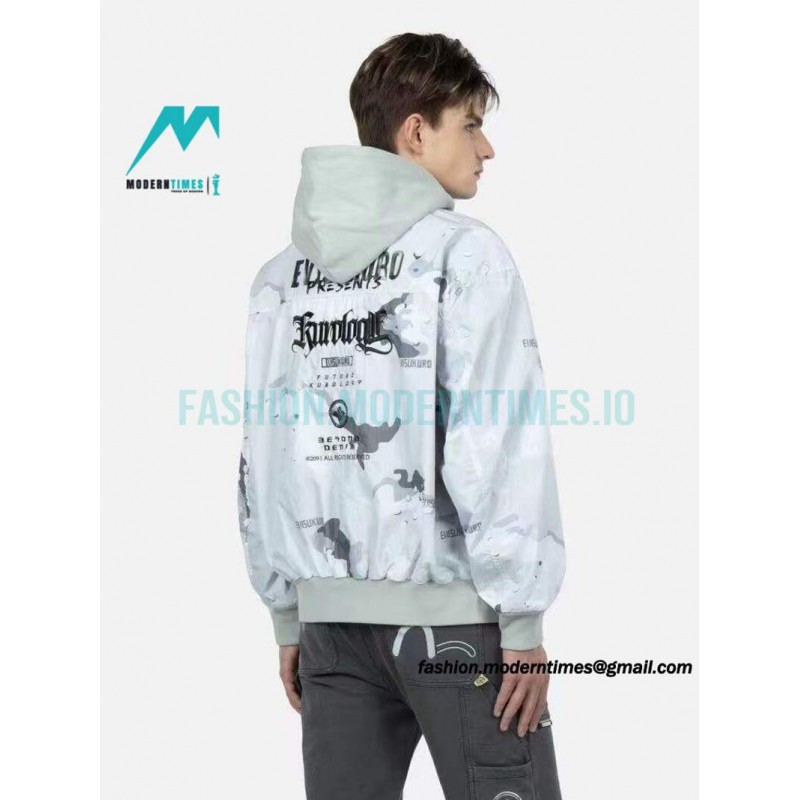 Evisu - 24fw Camouflage Print Bomber Jacket