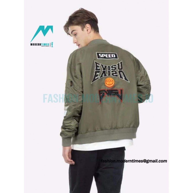 Evisu - 24fw Embroidered MA-1 Bomber Jacket