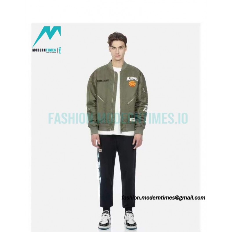 Evisu - 24fw Embroidered MA-1 Bomber Jacket