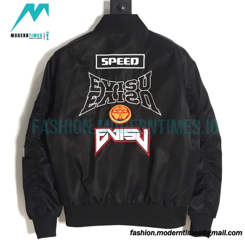 Evisu - 24fw Embroidered MA-1 Bomber Jacket