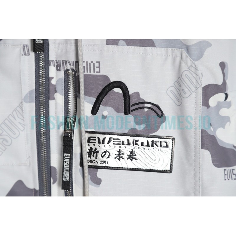 Evisu - 24fw Camouflage Print Bomber Jacket