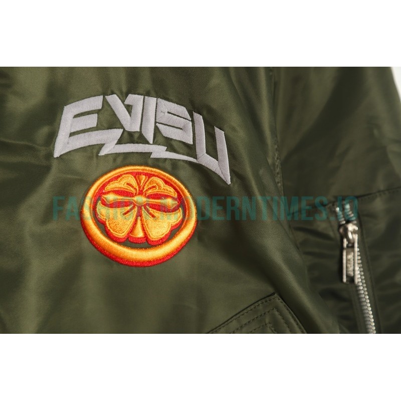 Evisu - 24fw Embroidered MA-1 Bomber Jacket