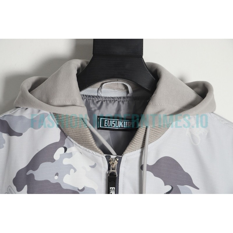 Evisu - 24fw Camouflage Print Bomber Jacket