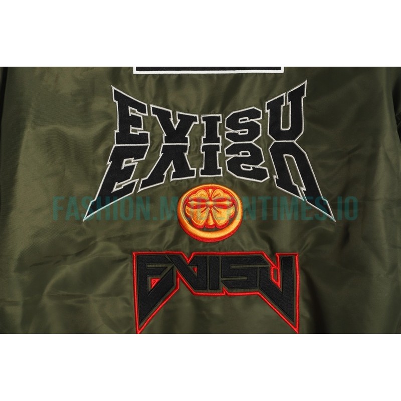Evisu - 24fw Embroidered MA-1 Bomber Jacket
