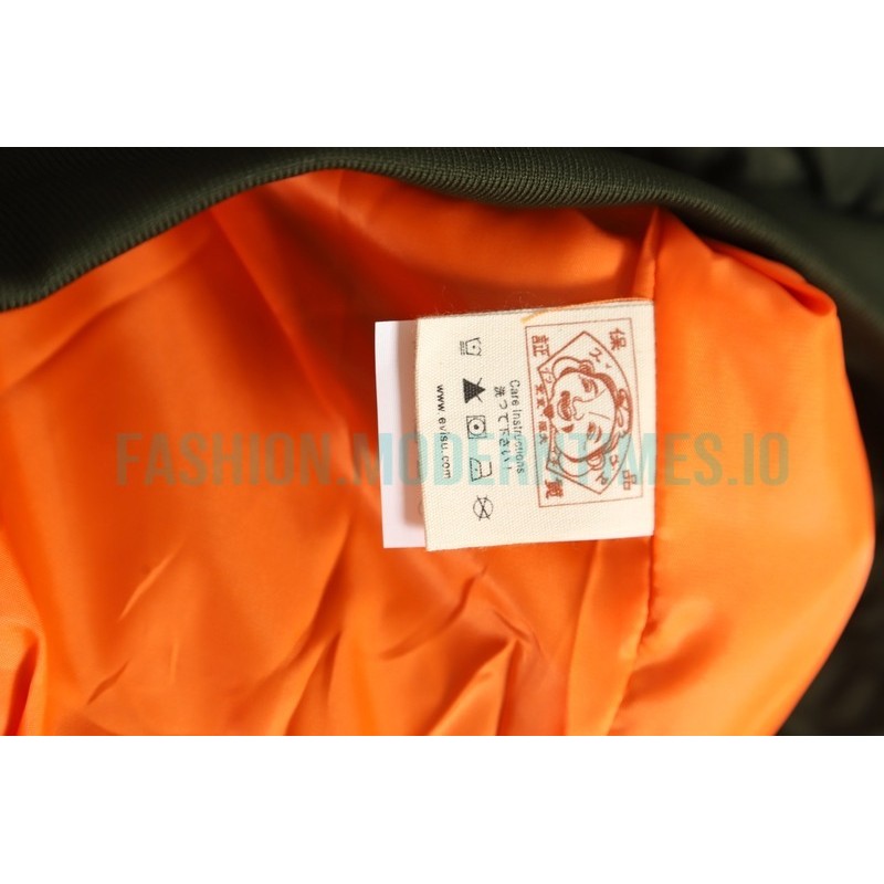 Evisu - 24fw Embroidered MA-1 Bomber Jacket
