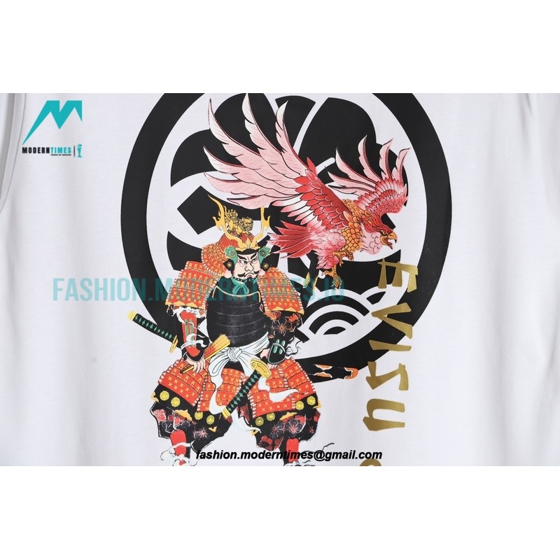 Evisu - 23fw Eagle Samurai Print T-shirt