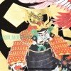 Evisu - 23fw Eagle Samurai Print T-shirt