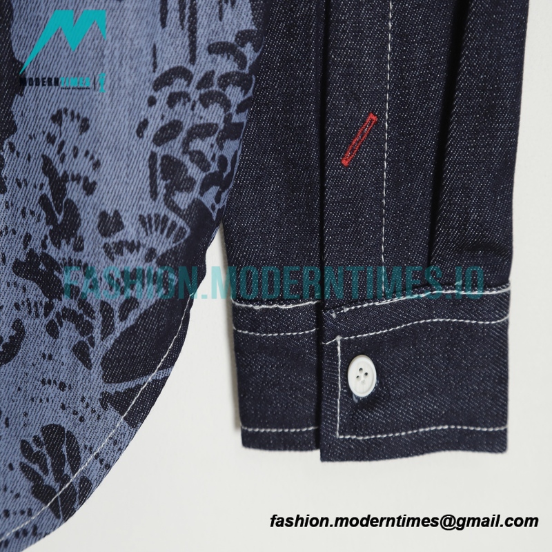 Evisu - 23ss Landscape Drawing Long-sleeved Shirt