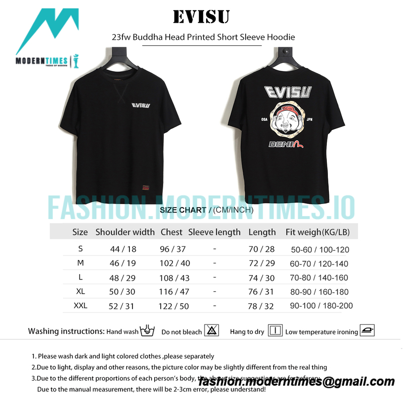 Evisu - 23fw Buddha Head Printed Short Sleeve