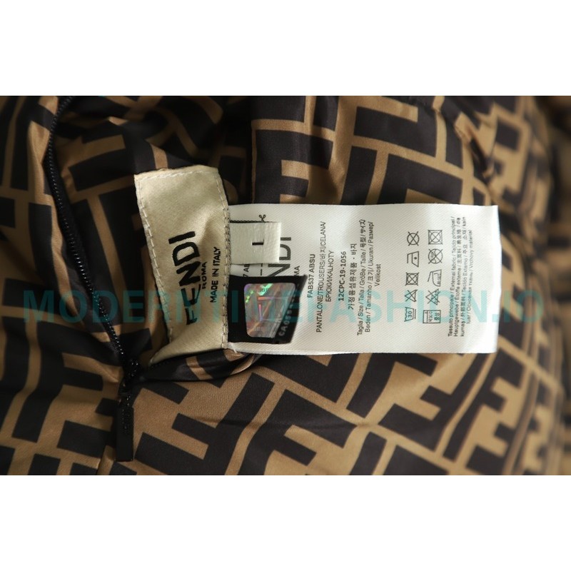 Fendi - Classic Double F Presbyterian Double-sided Down Jacket