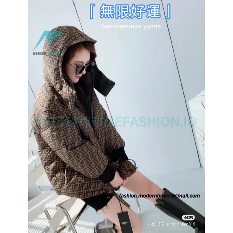 Fendi - Classic Double F Presbyterian Double-sided Down Jacket
