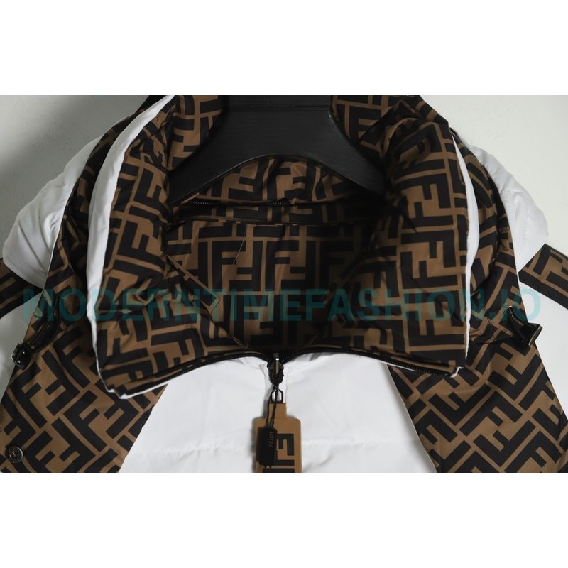 Fendi - Classic Double F Presbyterian Double-sided Down Jacket