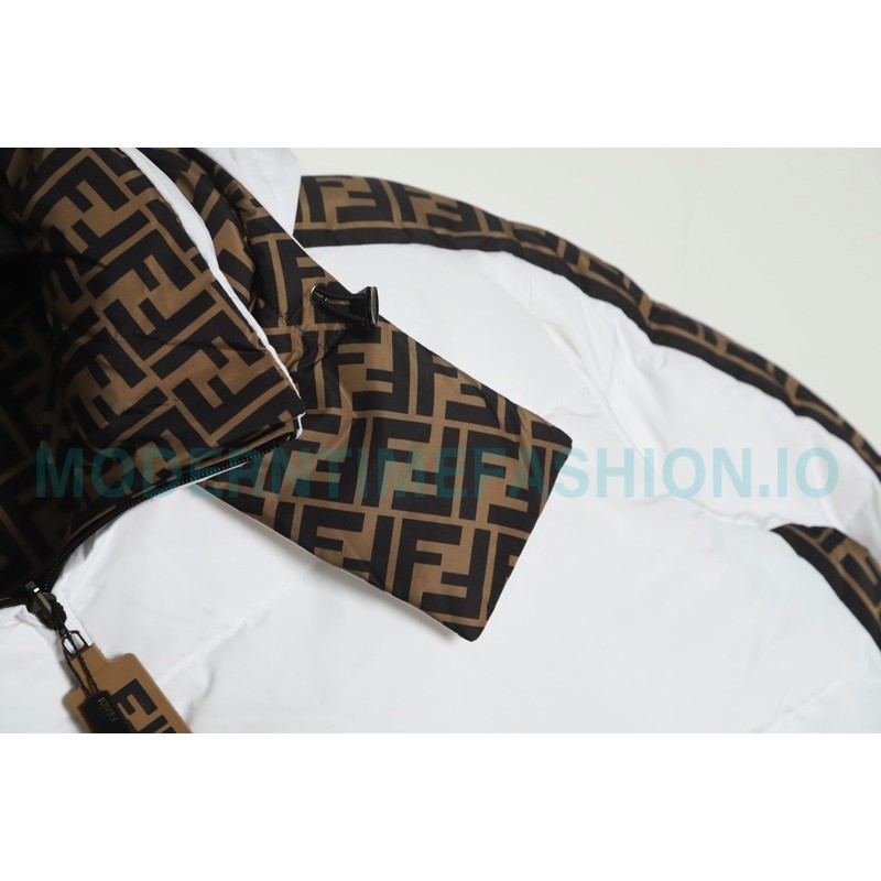 Fendi - Classic Double F Presbyterian Double-sided Down Jacket