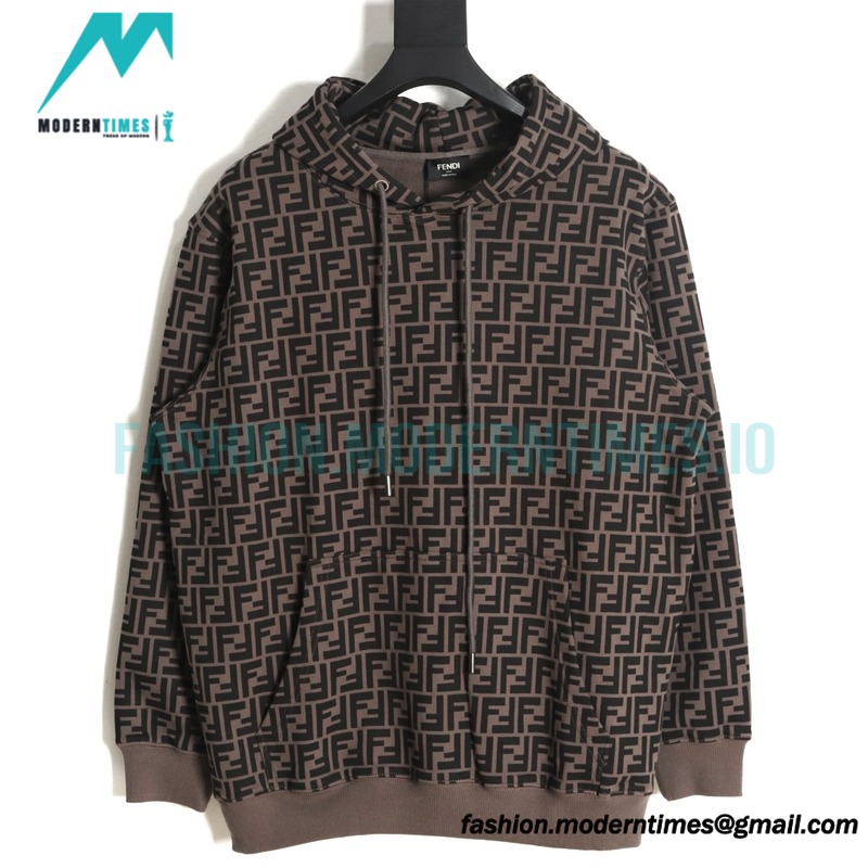 Fendi - 23Fw Double F Elements Full Logo Hoodie