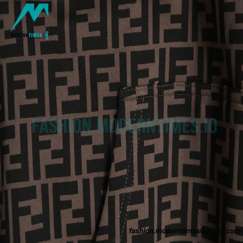 Fendi - 23Fw Double F Elements Full Logo Hoodie