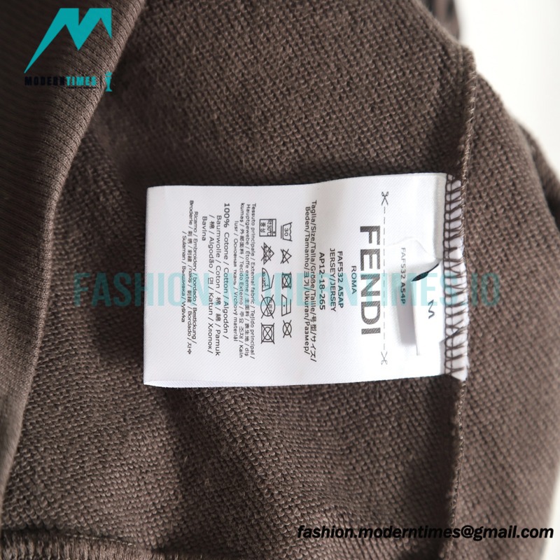 Fendi - 23Fw Double F Elements Full Logo Hoodie