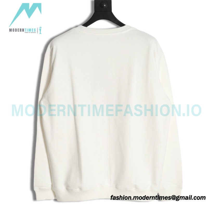 Fendi - Double F Embroidered Logo Round Neck Hoodie