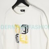 Fendi - Double F Embroidered Logo Round Neck Hoodie
